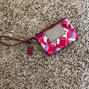 Coach Poppy Wristlet